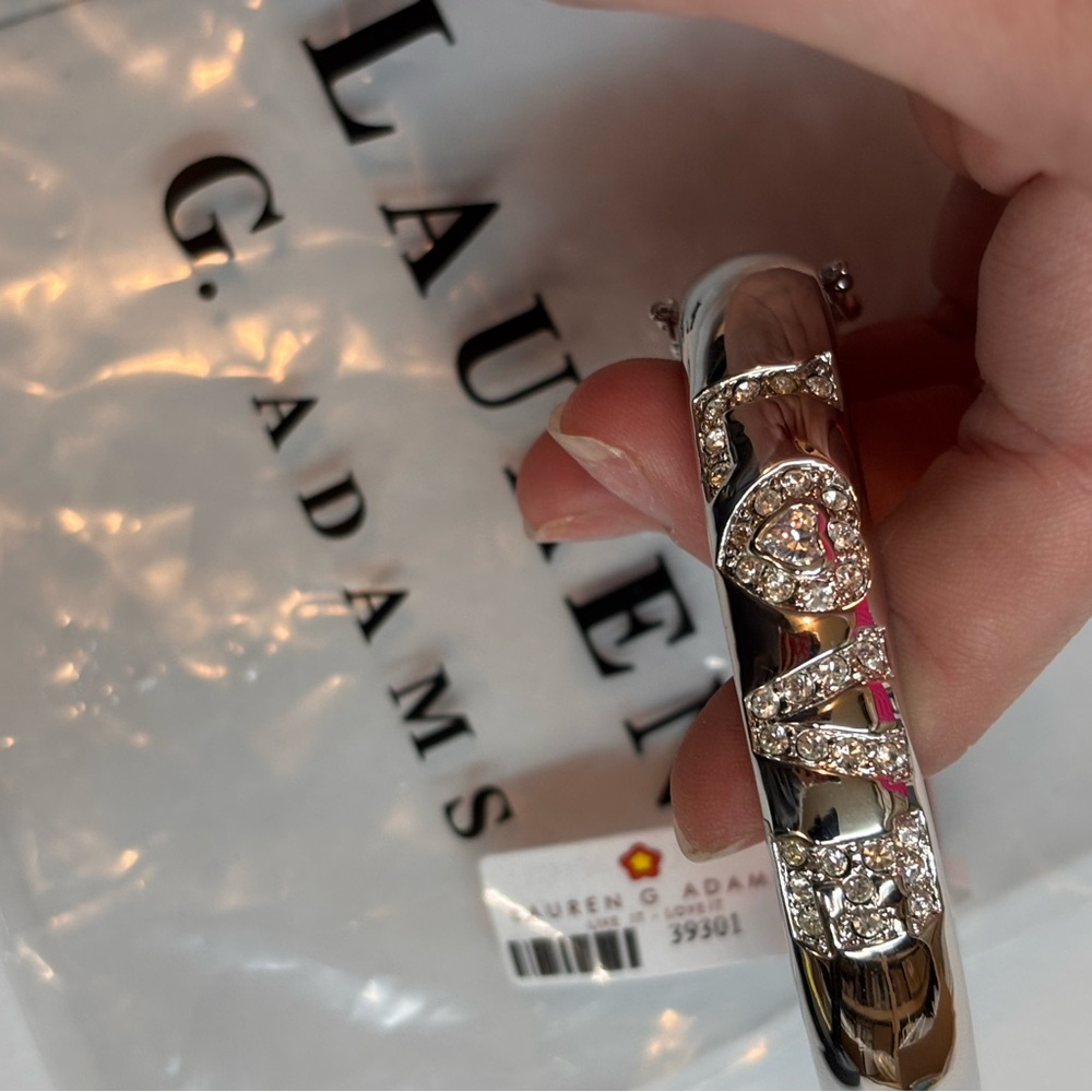 Lauren G. Adams Silver Love Bracelet